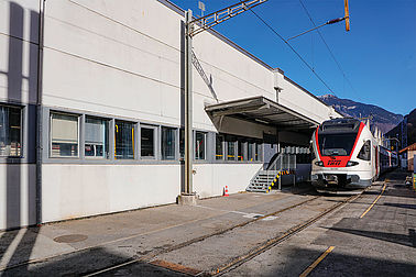 Arbonia Referenzen Deckenprodukte Schweizer Bundesbahn Außenaufnahme