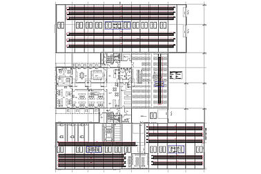 Arbonia Referenzen Deckenprodukte GNG Garage Gossau Plan